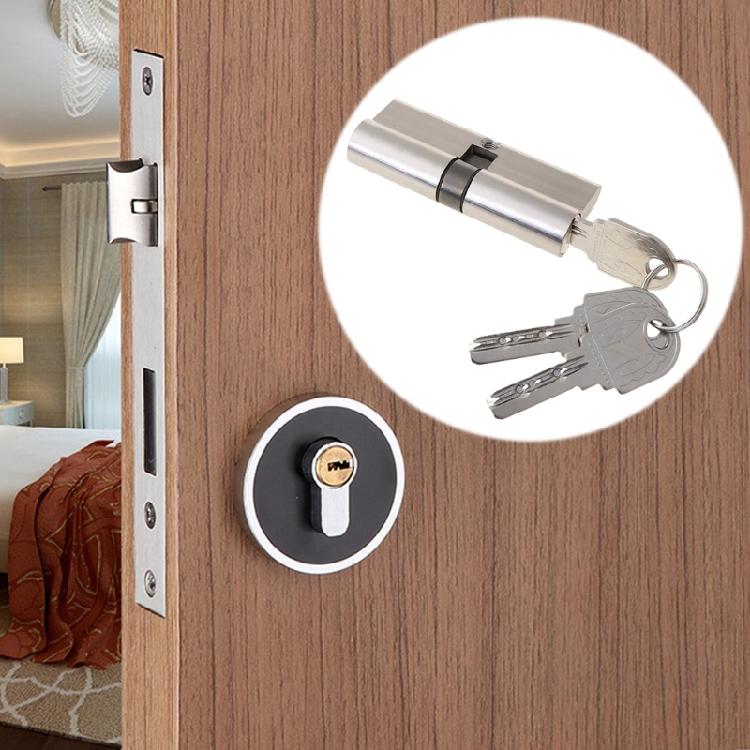  Entry Door Lock Cylinder Lockset with 3 Key Antitheft Security Interior Lock Entry Front Door  Locksets