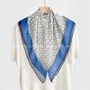 Polka dot small square scarf silk scarf women's matching shirt professional flight attendant neck protection neck circumference neck tulle scarf scarf