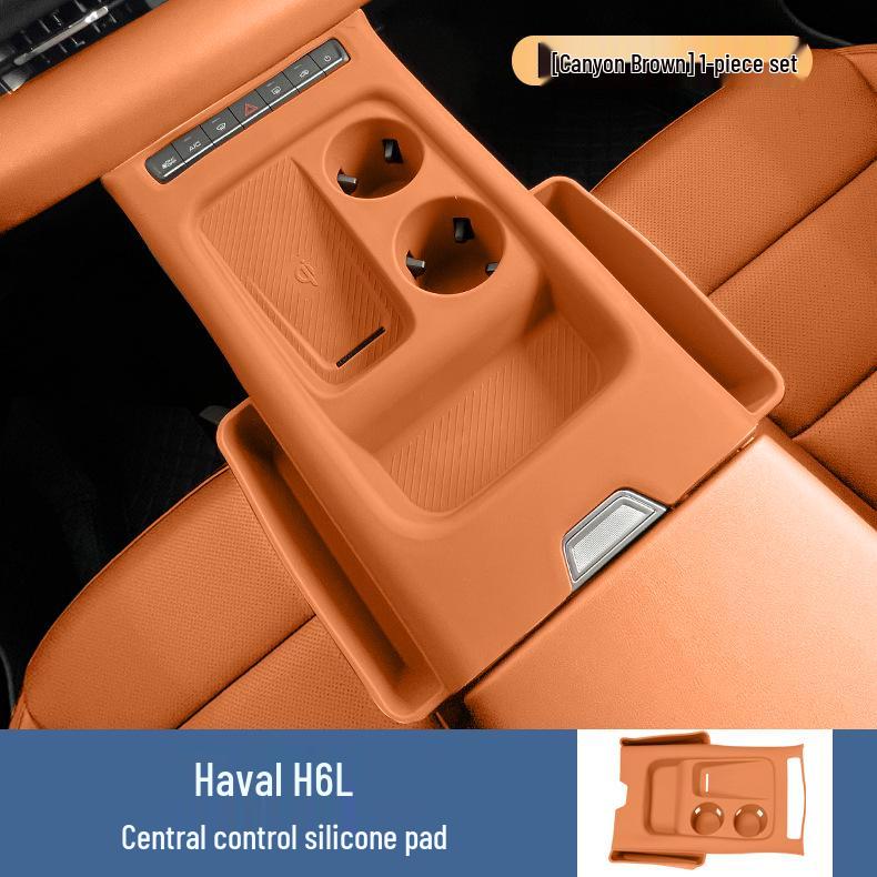 Haval H6L Gear Shift Wireless Charging Anti-slip Silicone Mat & Cup Holder Insert