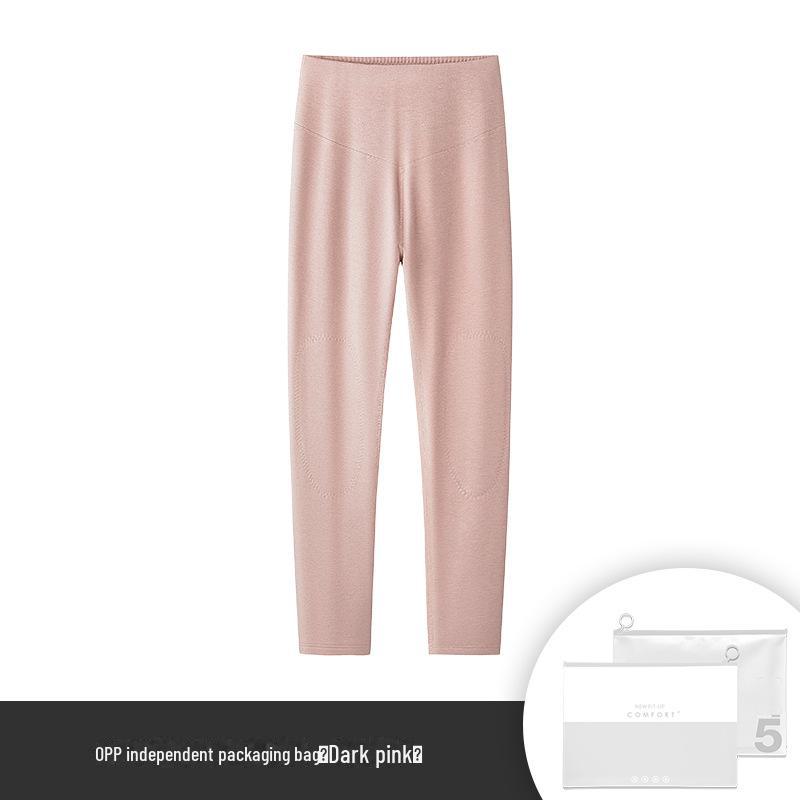 Leggings Taille Haute en Poil de Chameau avec Genouillères - Chauds, Velours Épais pour l'Automne/Hiver pour Femmes