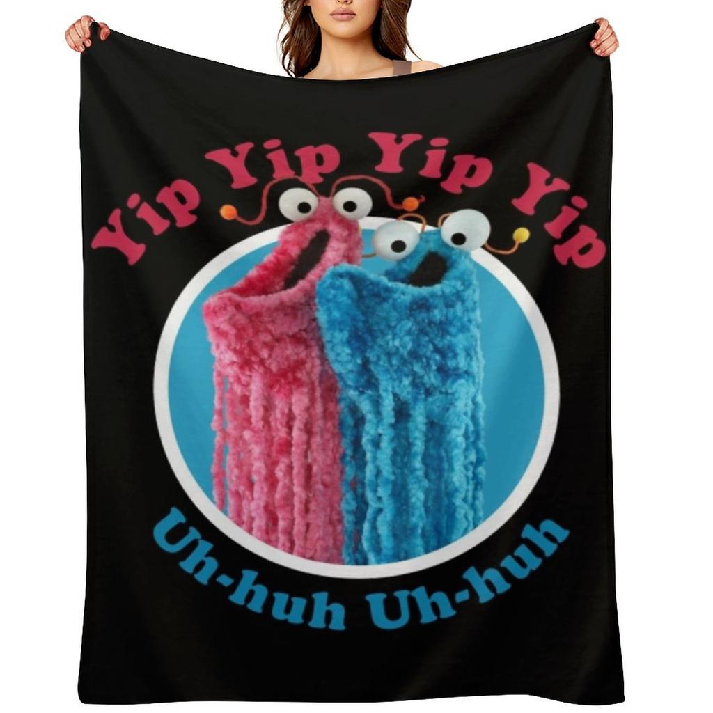 Yip Yip Yip Uh-huh Throw Blanket Decorative Sofa Blankets For Baby for babies Cute Blankets