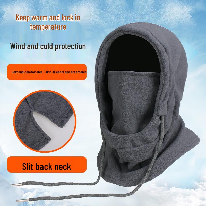 Yu Shui Yao Winter Balaclava with Face Cover and Scarf