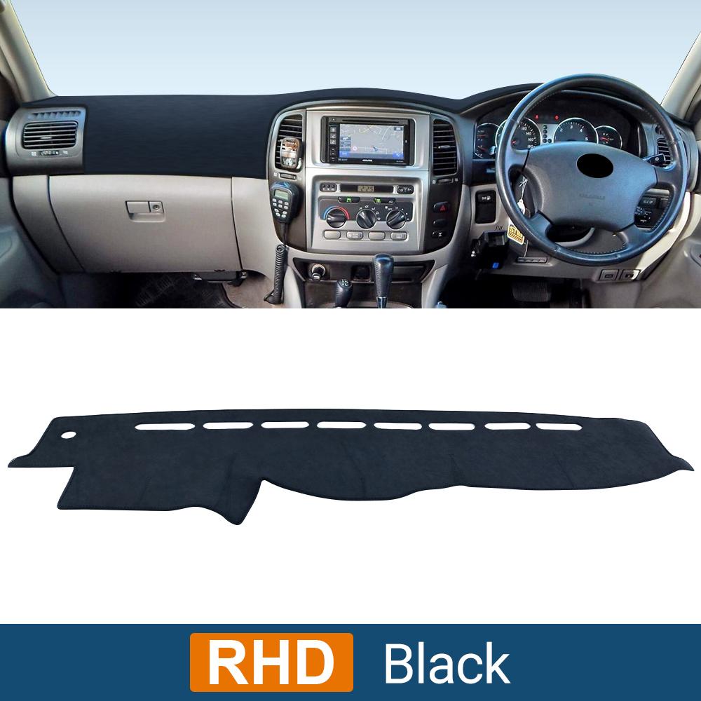For Toyota Land Cruiser 100 LC100 1998-2003 2004 2005 2006 2007 Car Dashboard Cover Avoid Light Pad Anti-UV Carpet Non-Slip Mats