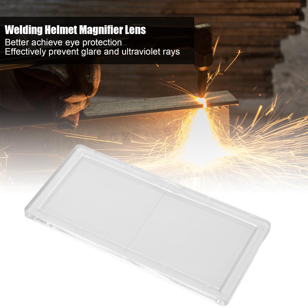 1Pc 075 Welding Helmet Magnifier Lens Magnifying Cheater Replacement Transparent PC Accessories