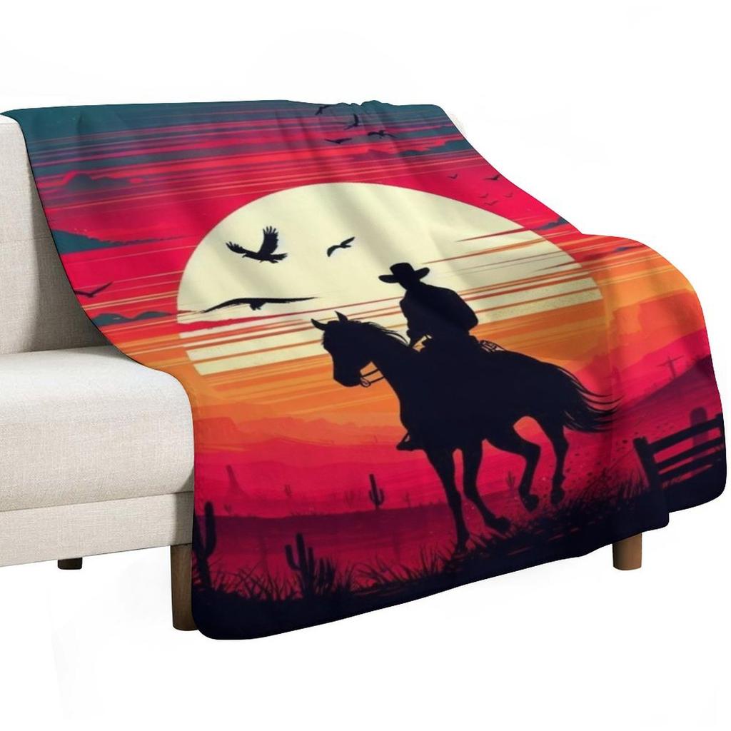 The Man Of West 2 Throw Blanket Cozy Warm Blanket for Bed Room Decor