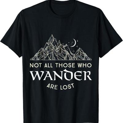 Nicht alle, die wandern, sind verloren Lustiges Wandern Für T-Shirt