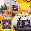 Halloween Festival Decoration Living Room Sofa Cushion Pillow Cover Offices Waist Pillow Cover (excluding Core)