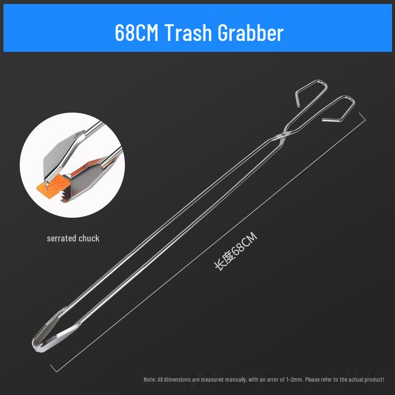 Extended Reach Sanitation Tongs: Garbage Grabber & Object Retrieval Tool