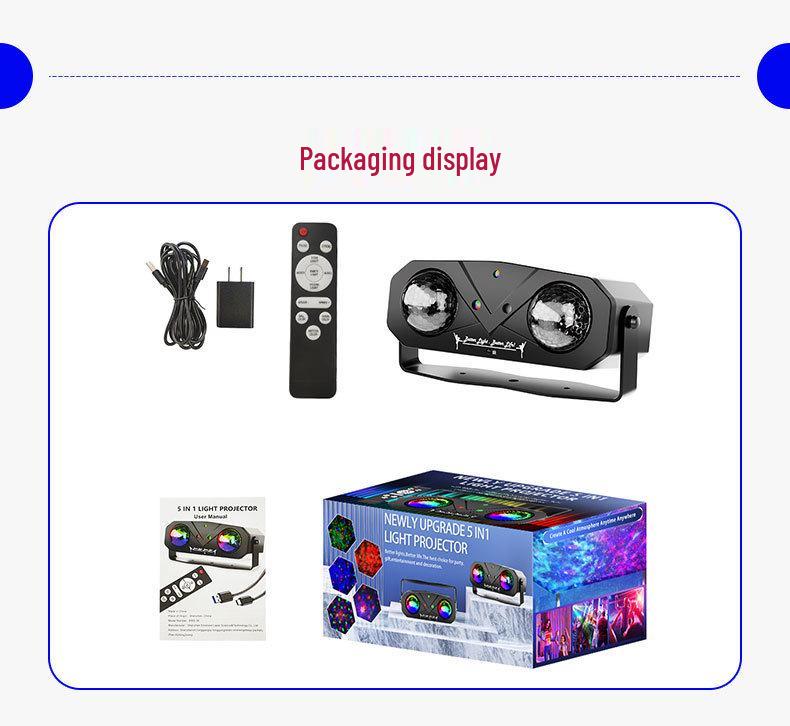 LED Laser Magic Ball: Stage & Atmosphere Light for Starry Sky & Water Wave Effects