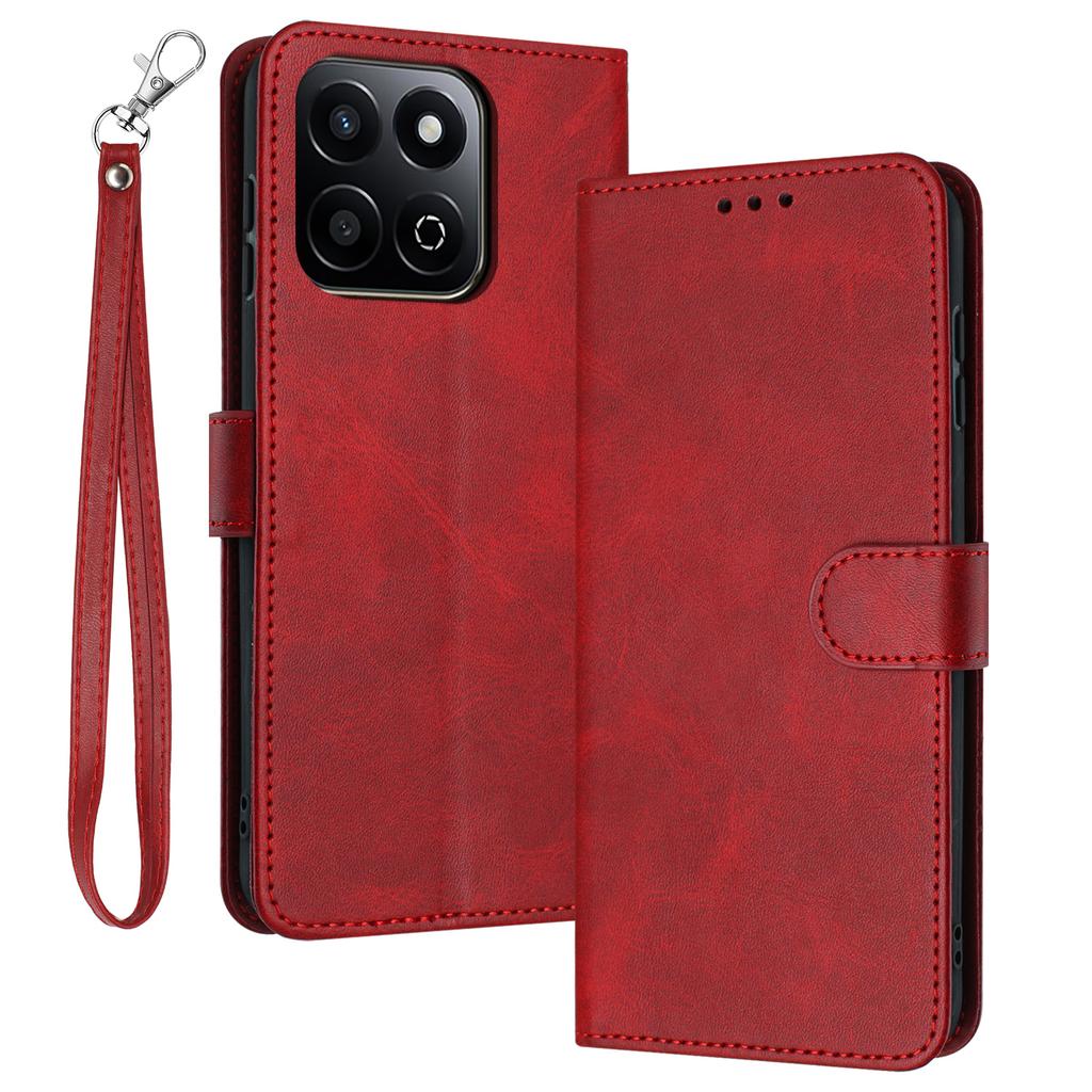 For Honor X7c 4G/200 Smart 5G/Play 60 Plus 5G/Play 9T Case Flip Stand PU Leather Wallet Phone Cover Calf Texture