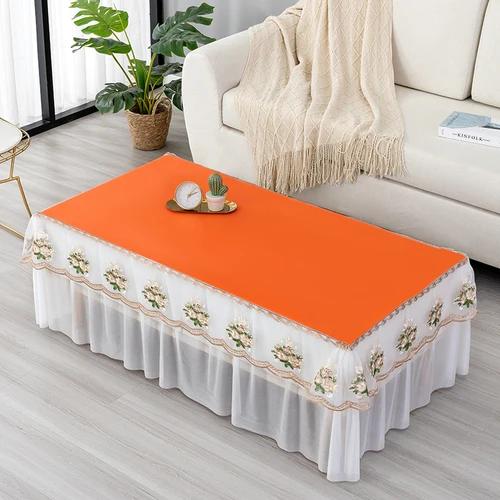 Waterproof Oil Resistant Rectangular Table Cloth Dust Proof Anti Slip Thickened Coffee Table Cover Home Decoration Tablecloth