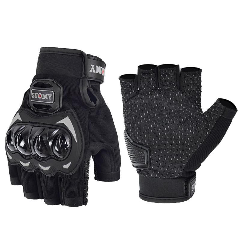 Men Women Half-Finger Motorcycle Cycling Gloves Breathable Lightweight Anti-Slip Protective Road Trail Beach Commute