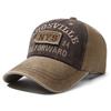 Gewaschene Baumwoll-Baseballkappe mit gestickten NYS-Buchstaben, für alle Jahreszeiten, Denim, gebogener Schirm, Sportmütze, personalisierte Outdoor-Mütze