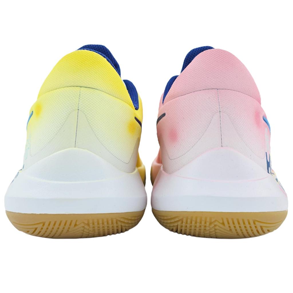 Nike Precision 6 Cushioning Slip Resistant Abrasion Resistant Low top Basketball Shoes Men's Pink Yellow HV1796-141(Team558-)