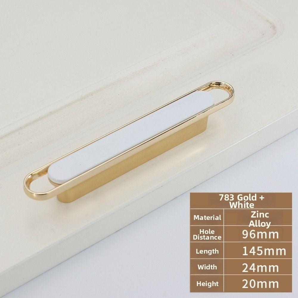 Nordic Style Drawer Cabinet Handle Matte Gold Furniture Hardware Simple Cabinet Door Knob