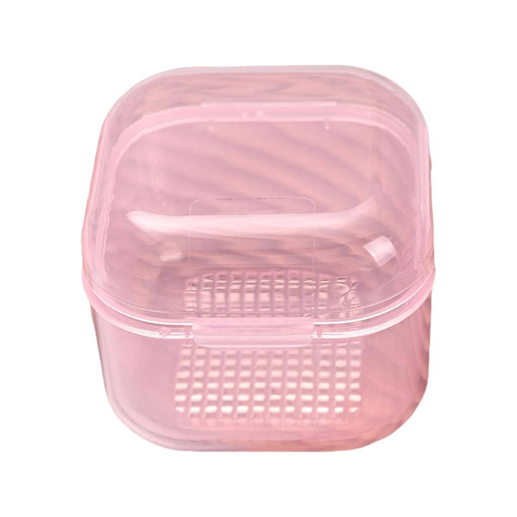 Nail Tools Storage Box Organizer Nail Tools Sterilizer Box Plastic Nail Drill Bit Disinfectant Container Manicure Tools