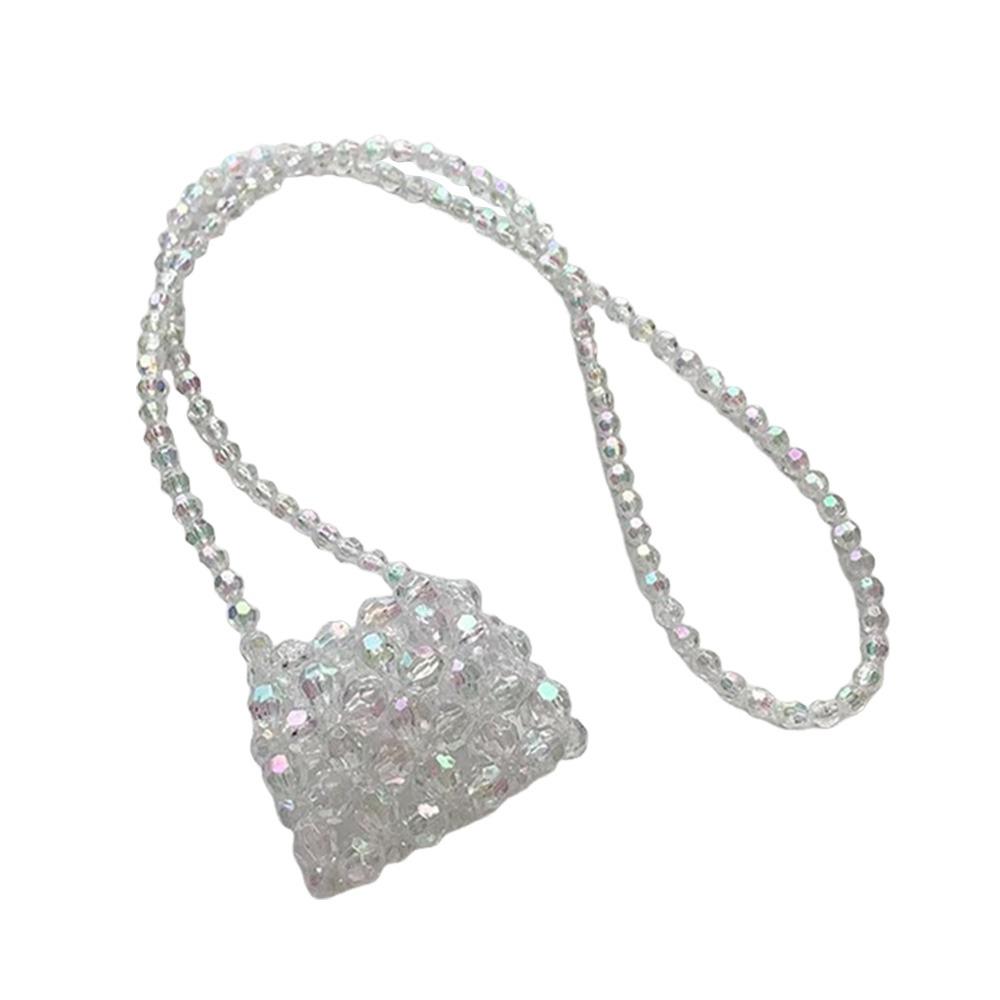 

Fashion Transparent Crossbody Shoulder Bag Square/Heart Shape Mini Sweet Jelly Purse INS Zero Wallet Summer