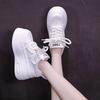 Black and white panda board shoes women's new summer platform white shoes student sports and leisure shoes women's shoes