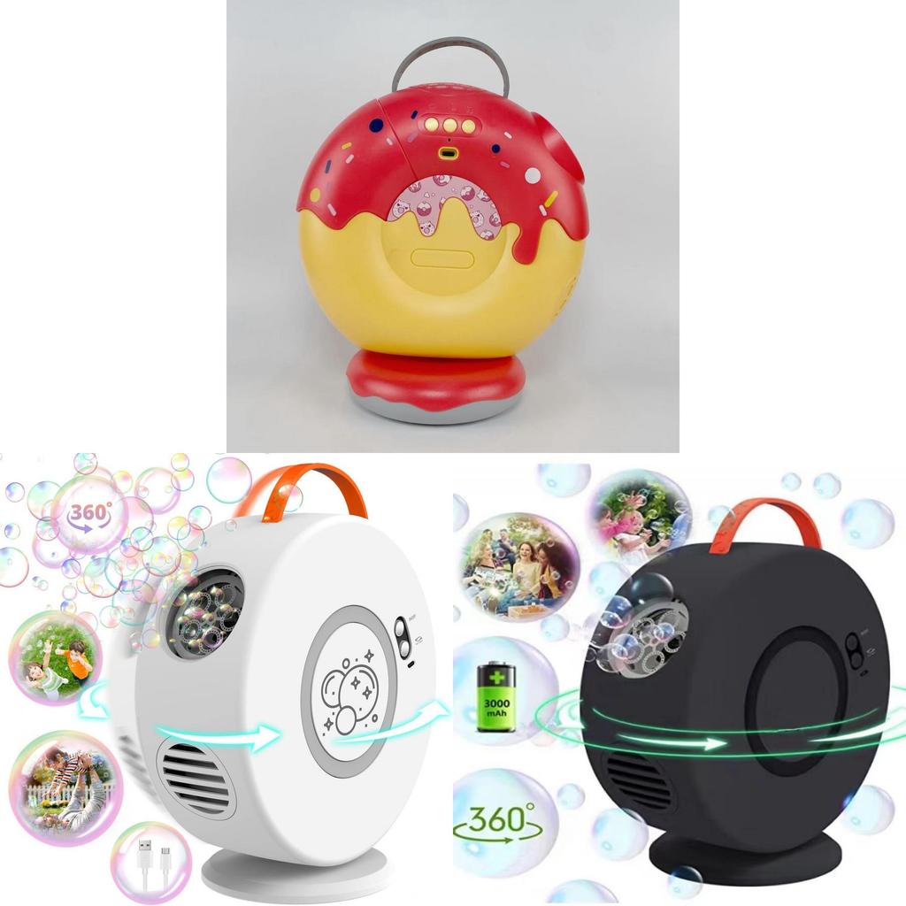 Childrens Automatic Bubble Machine With Multihole Outflow For Indoor And Outdoor Fun
