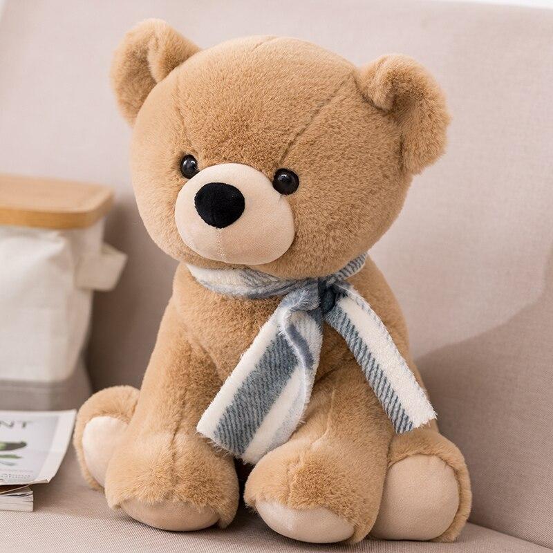 1pc 25 /30 /40cm Lovely Animal Sweet Pig Bear Sheep Dog Plush Toy Soft Cartoon Stuffed Soft Doll For Baby Girls Pillow Gift