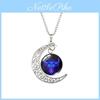 Chic Zodiac Moonlight Gemstone Necklace With Versatile Length And Captivating Design