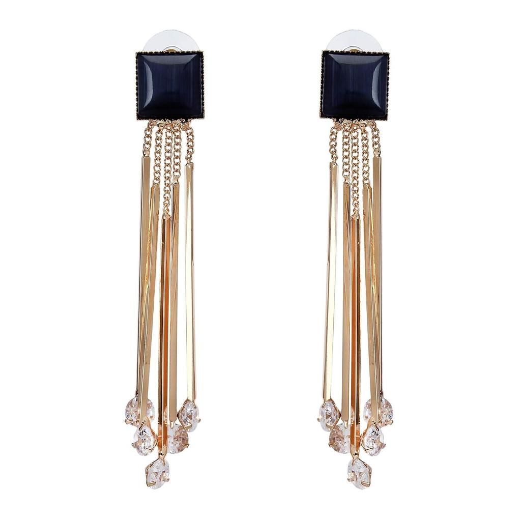 Schmuck für Frauen, Kristallohrringe, vergoldete Ohrhänger für Mädchen und Frauen