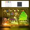 לוח מודעות LED עם אור לילה צבעוני 7 עטים לוח הודעות אקרילי עשה זאת בעצמך לוח ציור לילדים מתנת יום הולדת לילדים