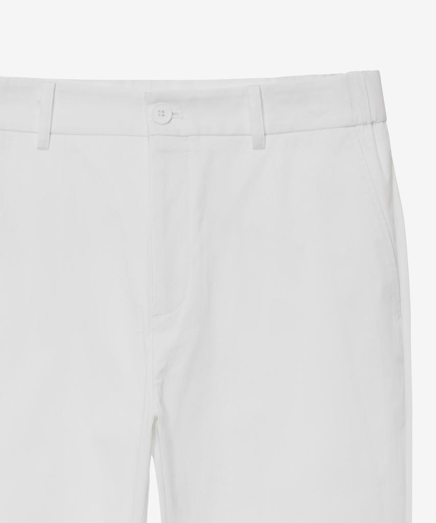 MINDBRIDGE Loose Tapered White Elastic Pants