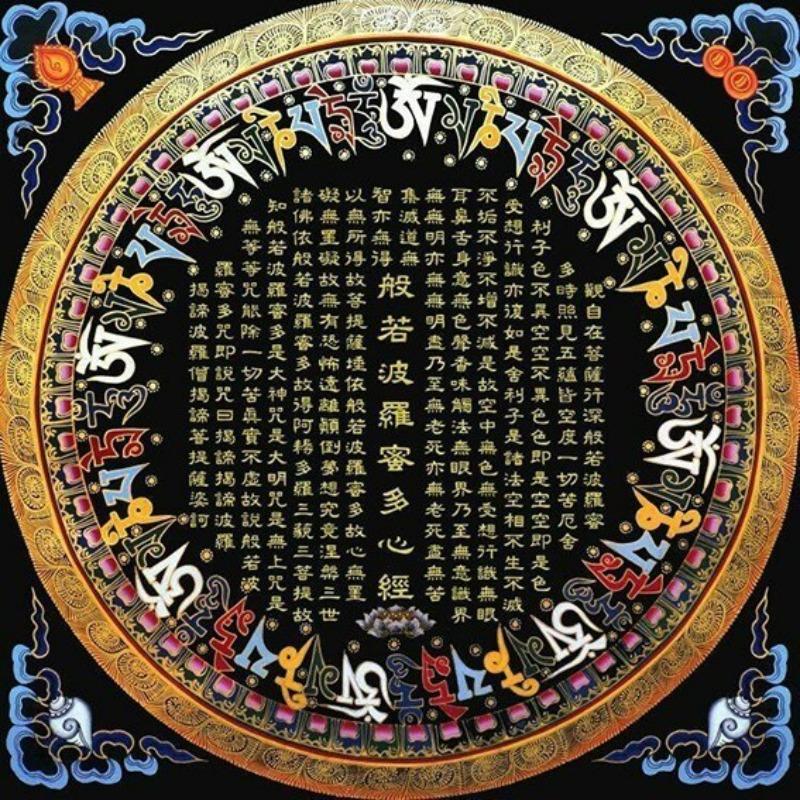 DIY Wohnzimmer Tibetische Thangka Diamantmalerei Mandala Schlafzimmer Kreuzstich Diamantaufkleber Diamantmalerei
