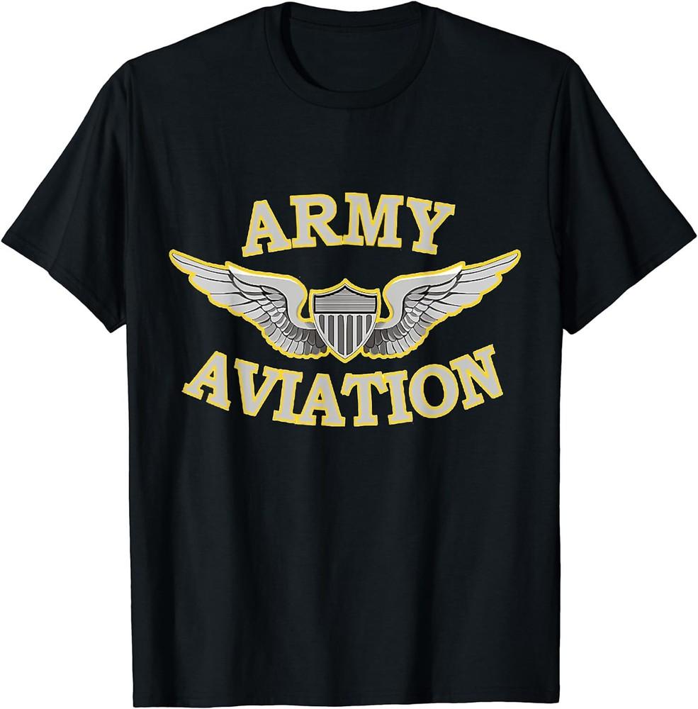

Ar*my Av*ation, Military, Helicopter or fixed wing t-shirt Size S-5XL Unisex T-Shirt M