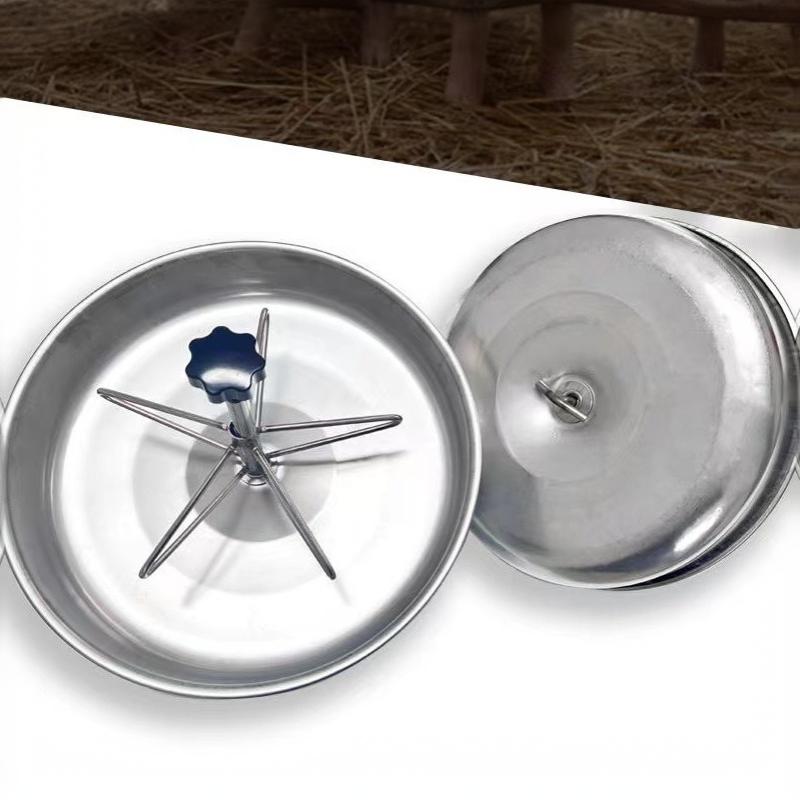 Stainless Steel Piglet Feeding Trough Anti-Spill Sow Milk Pig Feeder Bowl for Livestock Farm Fodder Supply