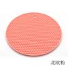 Round Insulation Silicone Mat Non-Slip Heat-Resistant Anti-Scalding Honeycomb Microwave Oven Mat Pot Holder Thicken Coasters