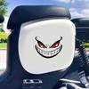 Waterproof Devil Smiley Car & Motorcycle Sticker - Cartoon Expression for Cross-Border Trade