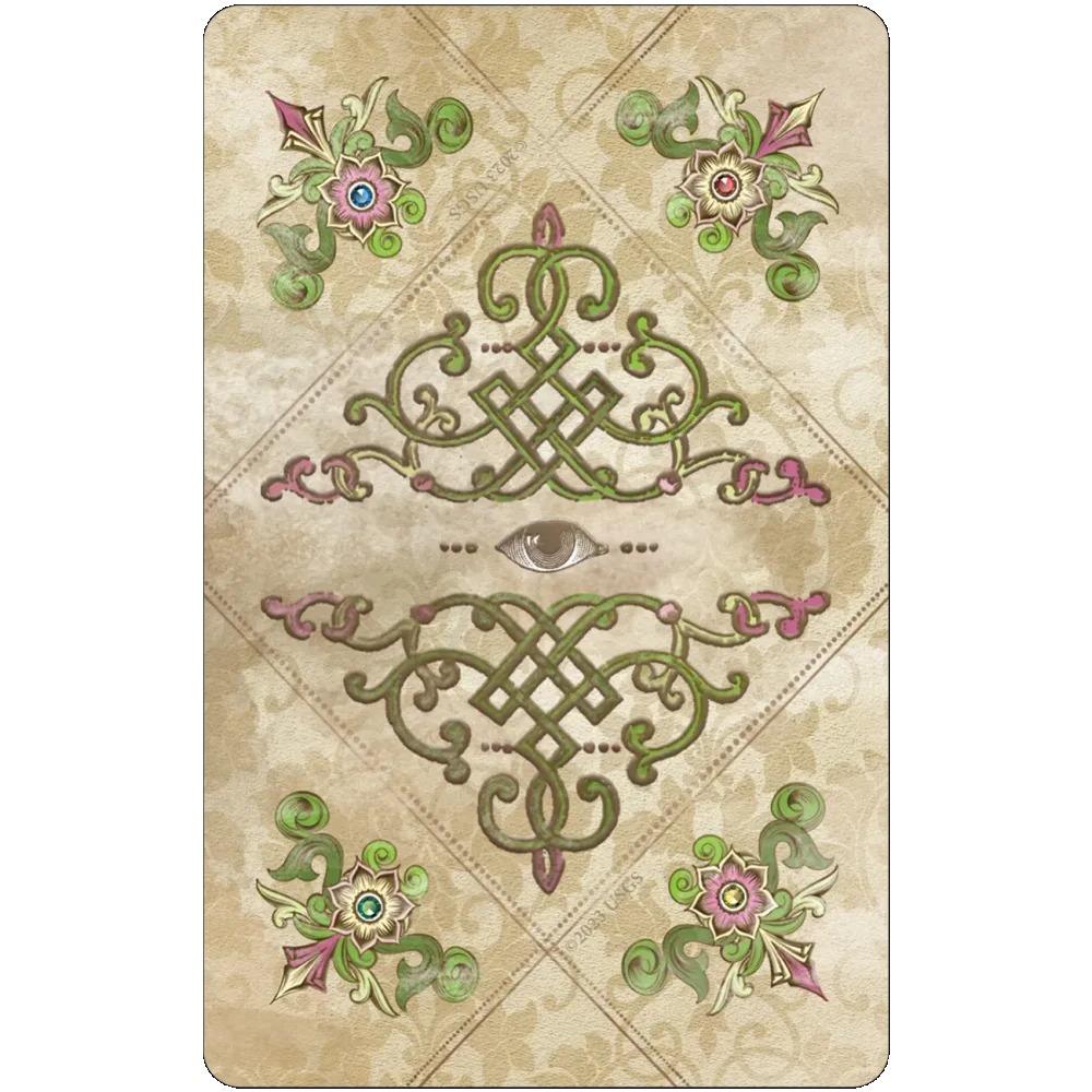 Tarotdeck im alten Stil Doppelseitig Geprägt 12*7cm 79 Karten Vintage-Illustrationen Heben Klare Symbolik Hervor Verpackt in Stabiler Schachtel