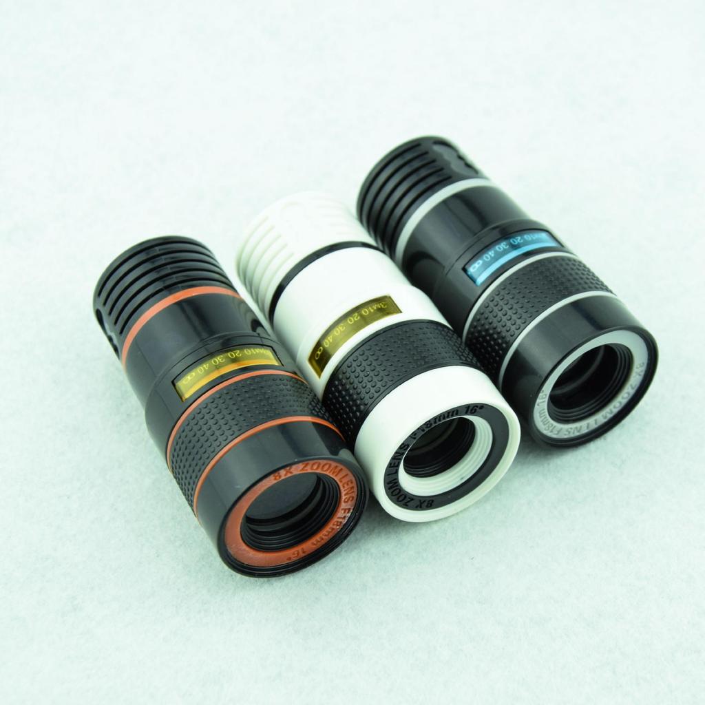 8x HD Portable Mobile Phone Telescope Lens - No Vignetting, High Magnification