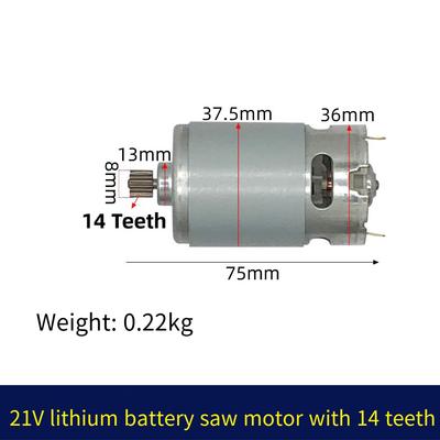Silnik RS550 do Mini Piły Zamiennik do Naprawy Narzędzi Elektrycznych Działa z Systemami 9,6V 12V 18V 24V Cichy i Długotrwały