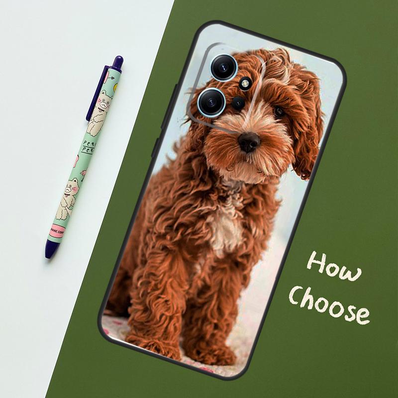 

Милый чехол с собакой кокапу для Xiaomi Redmi Note 9 10 11 12 Pro Note 12S 9S 10S 11S Чехол для Redmi 12 9C 10C 12C Redmi Note 11S