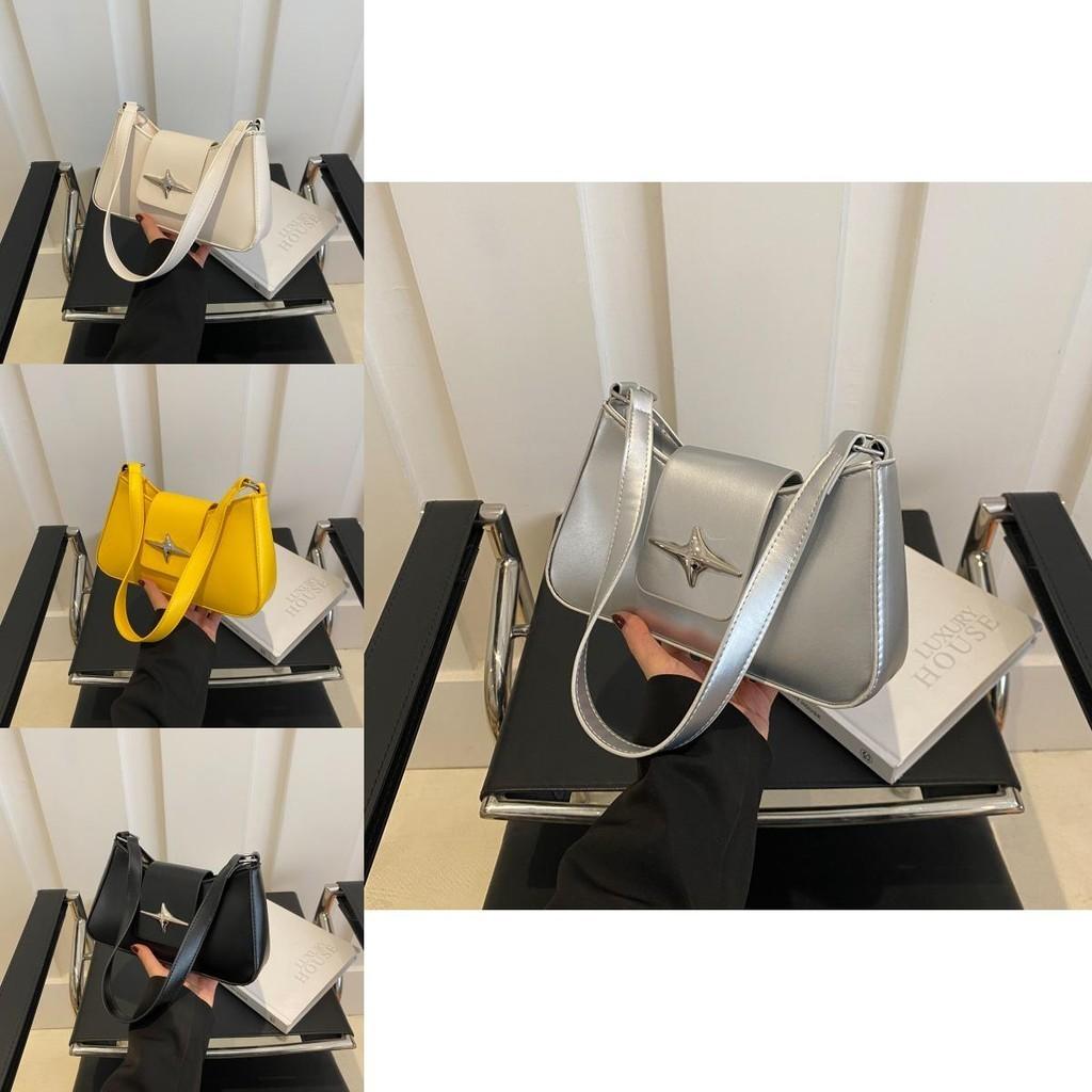 Fashionable Pu Leather Underarm Bag For Women Stylish Mid-size Shoulder Bag