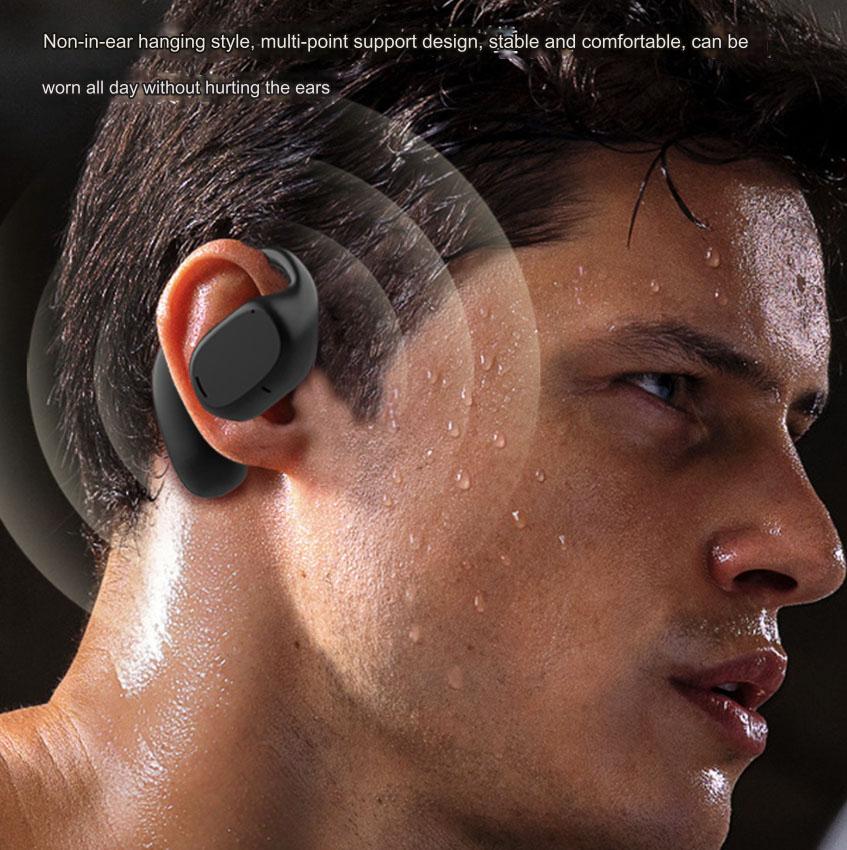 Wireless Waterproof Ear-hook Type Bone Conduction Bluetooth Headset That Does Not Fit In the Ear and Cannot Be Thrown Away by Sports Enthusiasts