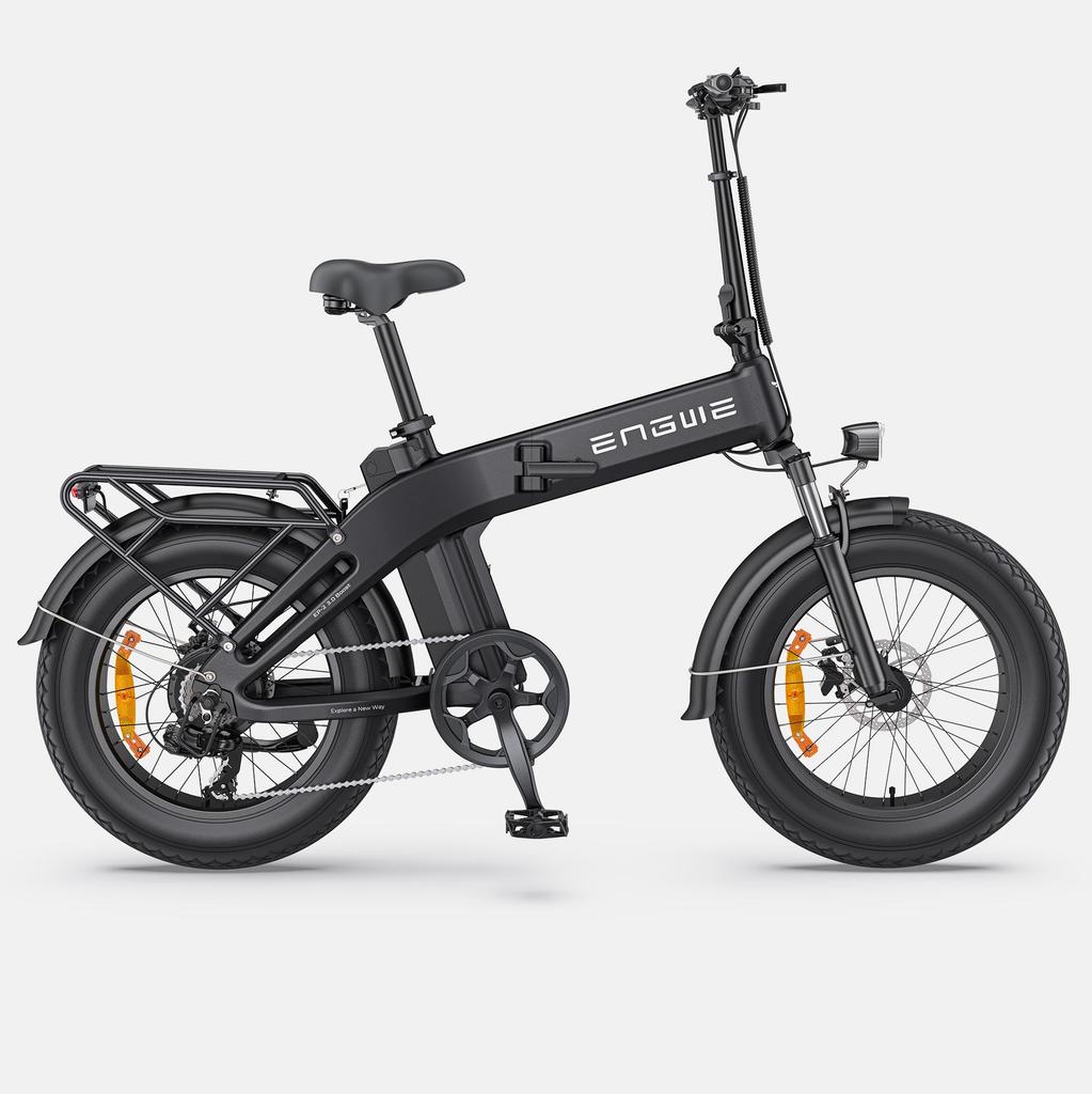 ENGWE EP-2 BOOST 3.0 All Terrain Folding Electric Bicycle 48V13.5Ah Battery 500W Motor E-Mountian Bike 20 Inch Fat Tires Electric Bike