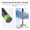 Aluminum Alloy Telescopic Stick Multi-Purpose Riding Selfie Sticks 1/4" Thread Motorcycle Mount Kit for Insta360/GoPro/DjI/SJCAM