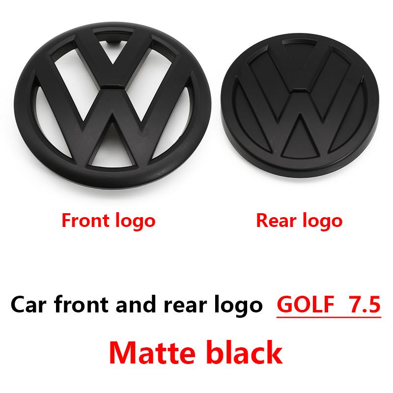 hijk1 1Pc 3D ABS Car Rear Trunk Emblem Badge Logo For Volkswagen VW MK7 Golf 7 7.5 MK7.5 GTI R Rline GTD Replacement Auto Accessories