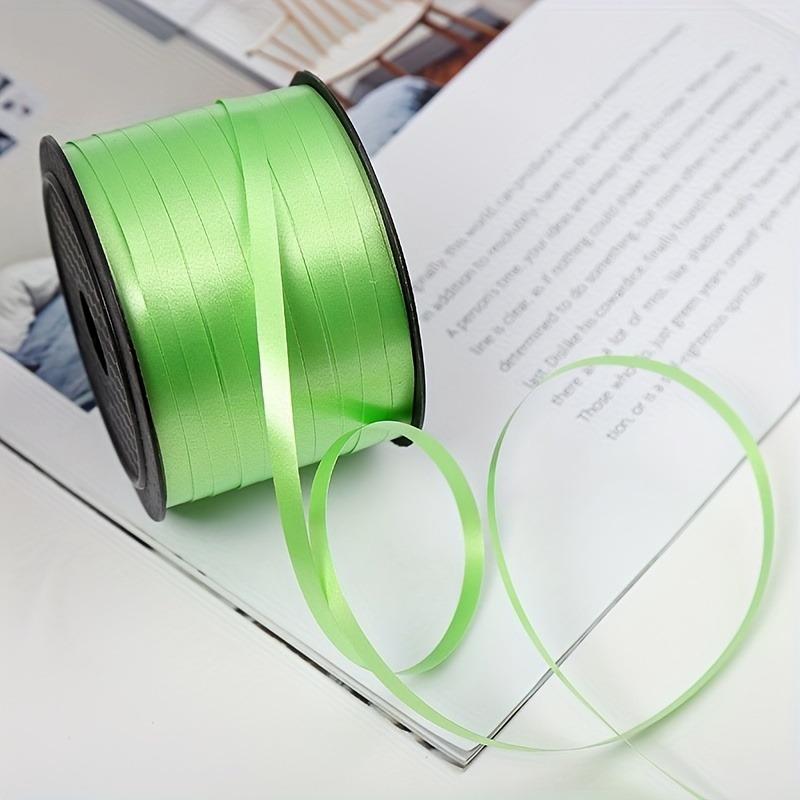 

colorful plastic ribbon for gift wrapping 1 roll темно-зелений колір