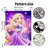 Disney Rapunzel Pearl Painting Handmade DIY Pearl Art Painting Simple Living Room Hanging Painting Decoration