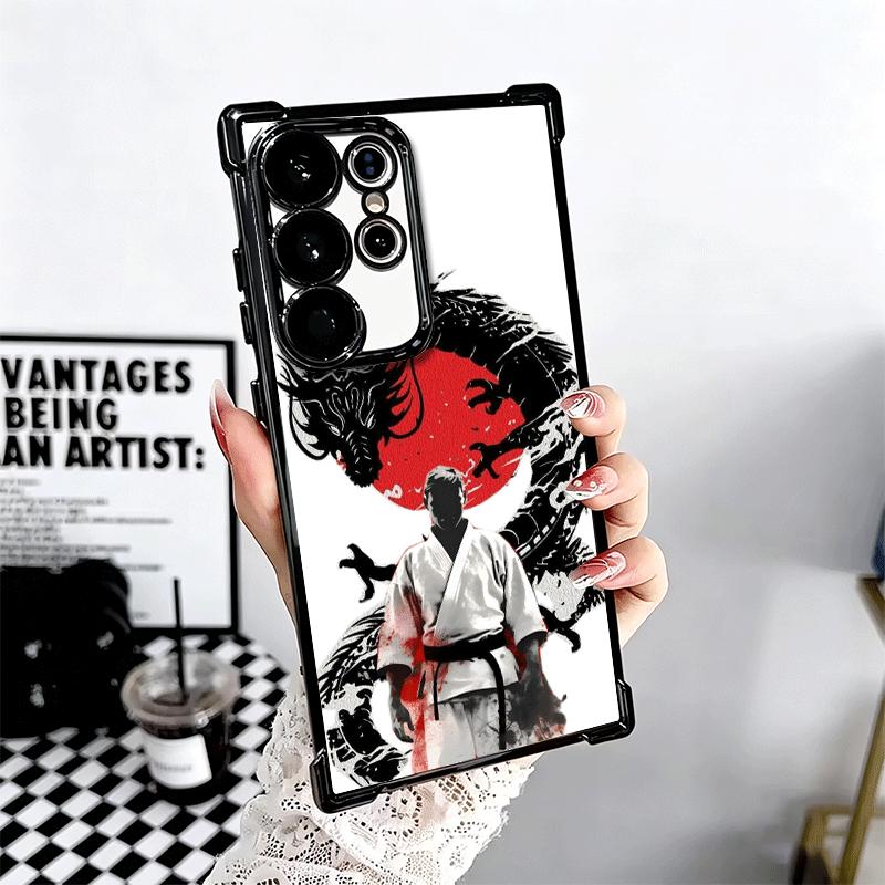 Taekwondo Kungfu Desgin Soft Phone Case For Samsung Galaxy S26 Ultra S25 Edge S24 FE S23 Plus S22 S21 + S20 Plating Anti-Fall Fu