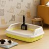 Katzentoilette mit hohem Rand Anti-Spritz Katzentoilette Katzentoilette Verhindert Sandaustritt Deodor
