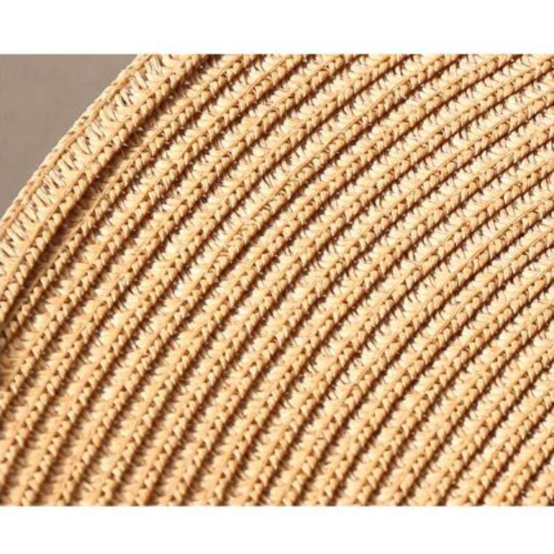 Outdoor Activity Big Brim Bowknot Sun Hat Breathable Sun Protection Straw Hats For Men and Women Summer Travel Athletic Hiking Beach Caps