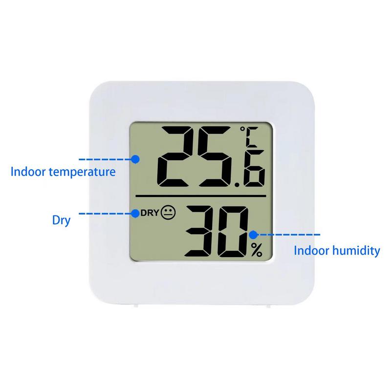 Mini Digital LCD Thermometer and Hygrometer Clear Display Temperature Humidity Monitor Indoor Thermometer For Home Baby Room