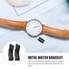 2Pcs Metal Watch Band End Link Replacement Adapter 20Mm Curved Connector for Watch Strap Supplies