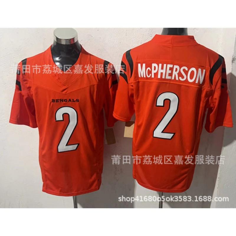 Camiseta de Fútbol NFL Cincinnati Bengals para Hombre Nombre Número Personalizado Algodón Camisa Deportiva Otoño